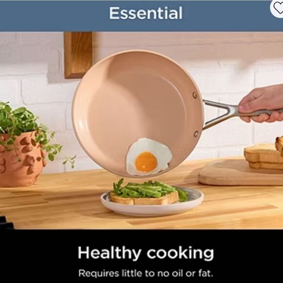 Ninja Extended Life Ceramic Non-Stick 9 1/2" Fry Pan - Picture 2 of 13